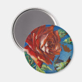  Roos en vogel Magneet (Voorkant / Achterkant)