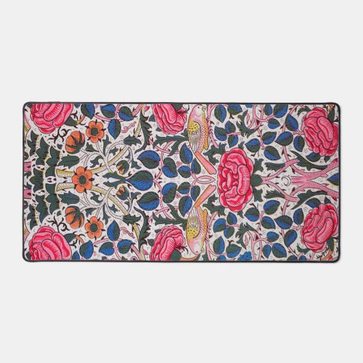 Roos en vogel, William Morris Bureaumat (Voorkant)