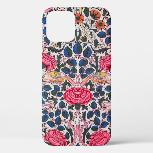 Roos en vogel, William Morris Case-Mate iPhone Case (Achterkant)