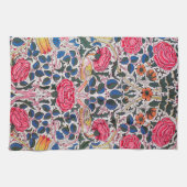 Roos en vogel, William Morris Theedoek (Horizontaal)