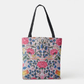 Roos en vogel, William Morris Tote Bag (Achterkant)