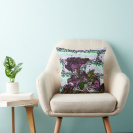 Roos en Wand Kussen