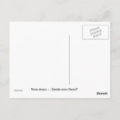 roos en watervallen briefkaart (Achterkant)