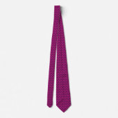 Roos en zwarte waterval Satin Necktie Stropdas (Achterkant)