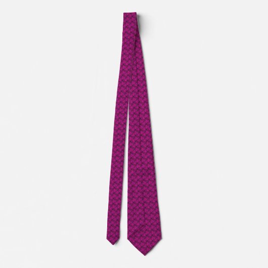Roos en zwarte waterval Satin Necktie Stropdas (Achterkant)