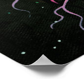 Roos engel Fairy Fantasy Art, gevroren Poster (Hoek)