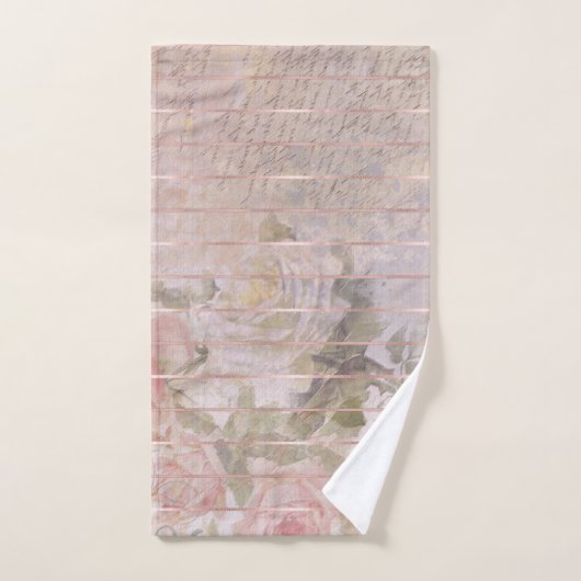  Roos Ephemera | Florence-Waterverf Bad Handdoek (Handdoek)