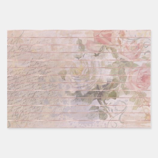  Roos Ephemera | Florence-Waterverf Inpakpapier Vel (Voorkant)