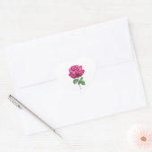 Roos essentie hart sticker (Envelop)