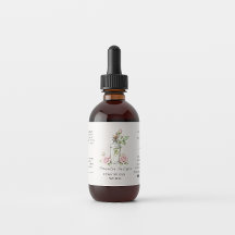 Roos etherische oliën fles Waterverf Bloemen