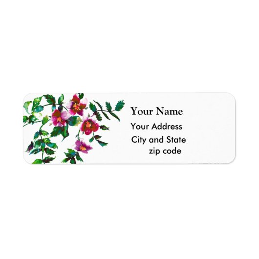 Roos Etiket (Voorkant)