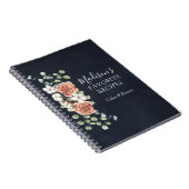 Roos Eucalyptus Floral Botanisch Rustiek Recept Notitieboek (Rechterzijde)