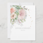 Roos Eucalyptus Greenery Weddenschap A Aankondiging (Achterkant)