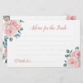 Roos Eucalyptus Vrijgezellenfeest Advies Kaarten (Voorkant / Achterkant)