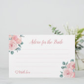 Roos Eucalyptus Vrijgezellenfeest Advies Kaarten (Staand voorkant)