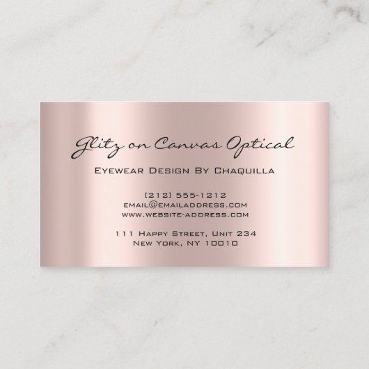 Roos Eyeglassenpark Visitekaartje (Achterkant)
