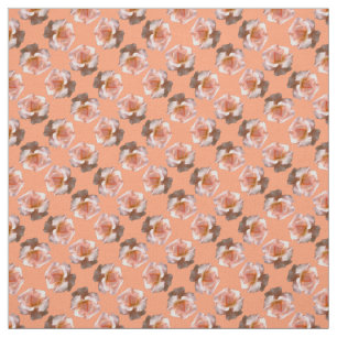 Roos Fabric Peach Wild Roos Fabric aanpassen Stof