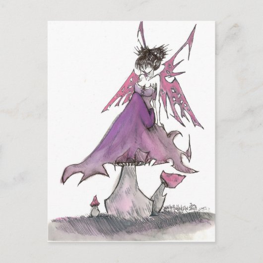 roos faerie briefkaart (Voorkant)