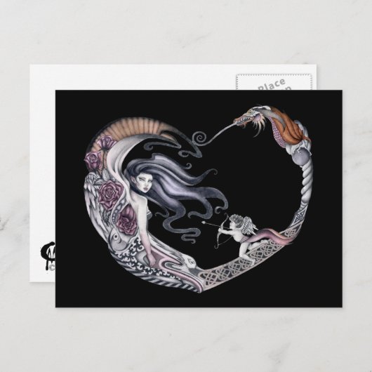 Roos Faery Briefkaart (Voorkant / Achterkant)