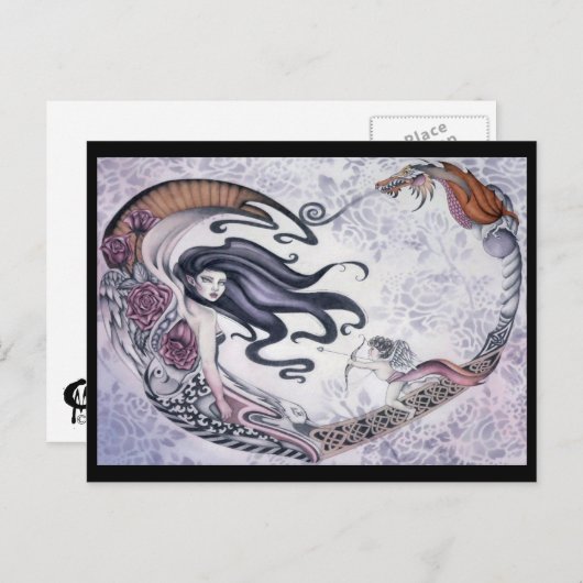 Roos Faery Briefkaart (Voorkant / Achterkant)