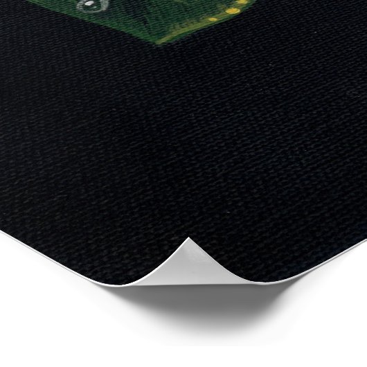 Roos Fairy ART PRINT grote oogfantasie (Hoek)