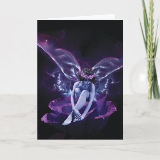 Roos Fairy Custom Kaart (Voorkant)