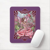 Roos Fairy Fancy Mousepad van Molly Harrison Muismat (Met muis)