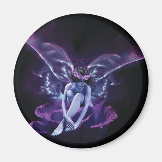 Roos Fairy Magnet (Voorkant)