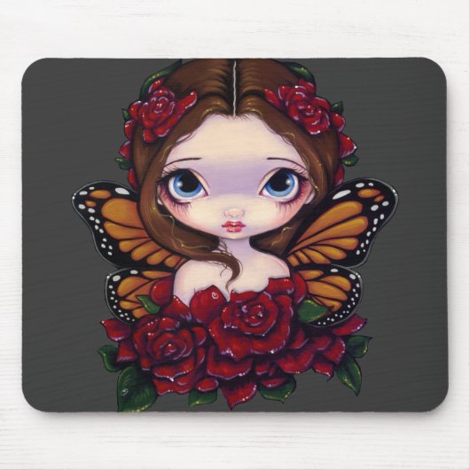 "Roos Fairy" Mousepad Muismat (Voorkant)