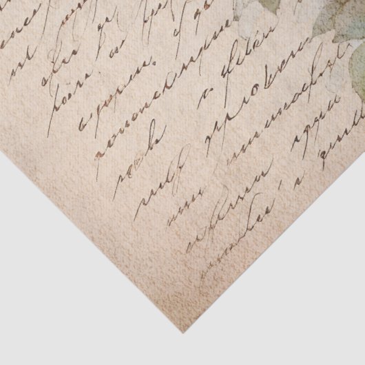 Roos Fairy & Pastel Ephemera Script Decoupage Tissuepapier (Detail)