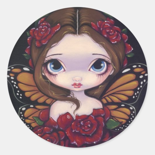 "Roos Fairy" Sticker (Voorkant)