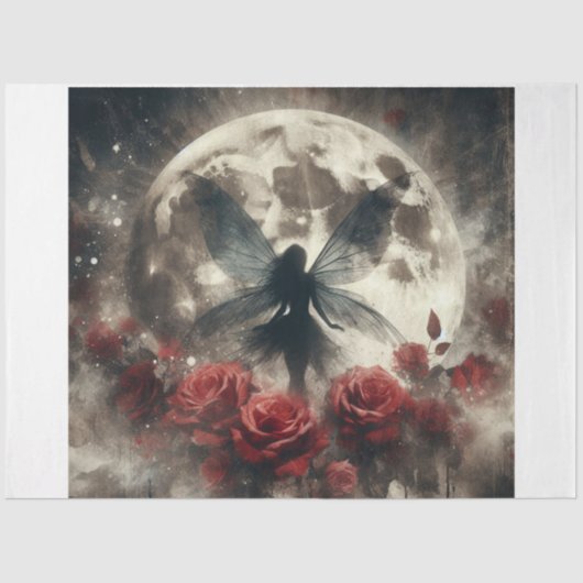 Roos Fairy Tissuepapier (Voorkant)