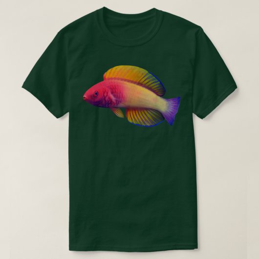Roos Fairy Wrasse T-shirt (Design voorkant)