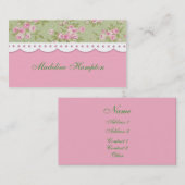 Roos Fancy Visitekaartje (Voorkant / Achterkant)