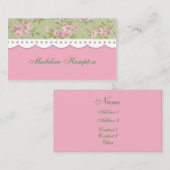 Roos Fancy Visitekaartje (Voorkant / Achterkant)