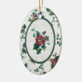 Roos Faux Cross Stitch Ornament (Links)