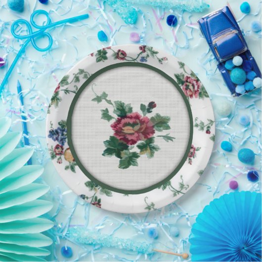 Roos Faux Cross-titch Paper Bord (Feest)