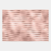 Roos Faux Foil Mix en Match 1 Inpakpapier Vel (Voorkant)