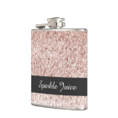 Roos Faux Glitter Sparkle Juice Heupfles (Links)