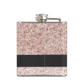 Roos Faux Glitter Sparkle Juice Heupfles (Achterkant)