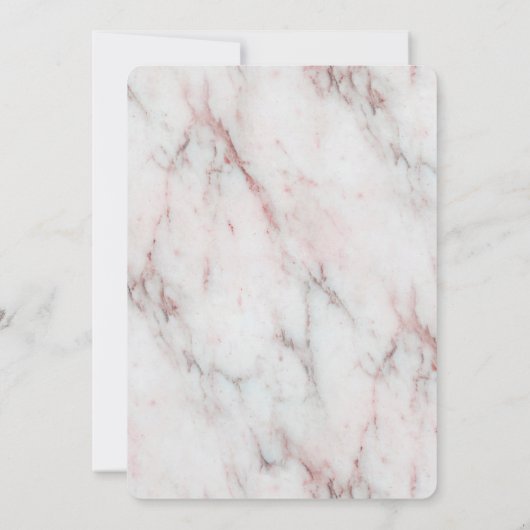  Roos Faux Glitter XOXO Kiss Kaart (Achterkant)