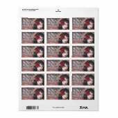 Roos Fee Adreslabels Cadeaubijsluiters Etiket (Full Sheet)