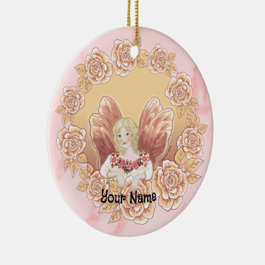 Roos Feeën Ring ornament (Rechts)