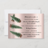 Roos feestdag winterfeestdag kerstmis kaart (Voorkant)