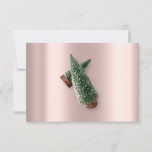 Roos feestdag winterfeestdag kerstmis kaart (Achterkant)