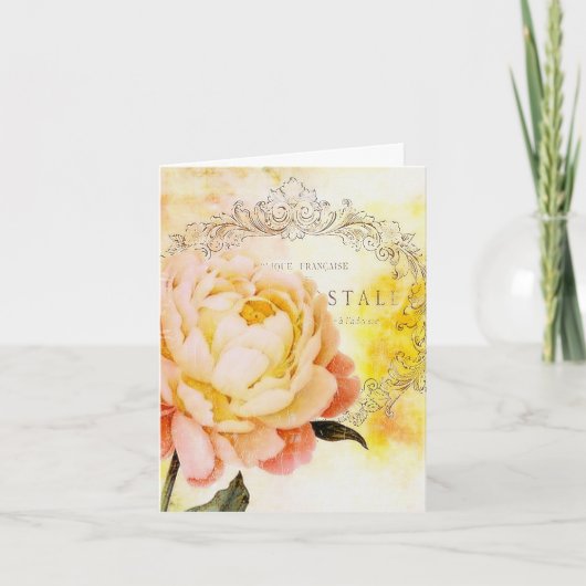 roos feestdagen kaart (Voorkant)