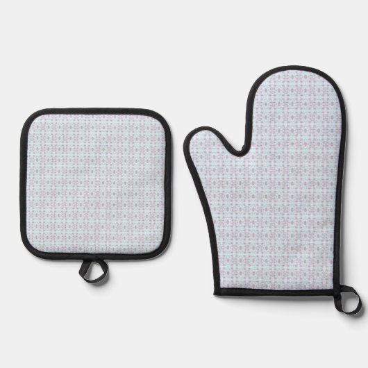 Roos Felicity Oven Mitt en Pot Holder Set (Voorkant)