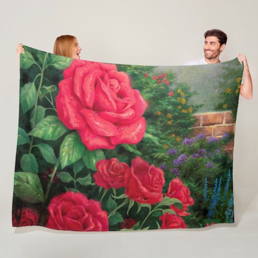 Roos Fleece Deken (In situ)