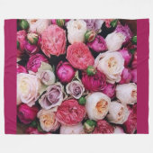 Roos Fleece Deken (Voorkant (Horizontaal))