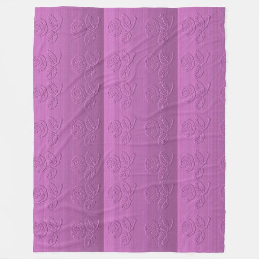 Roos Fleece Deken (Voorkant)